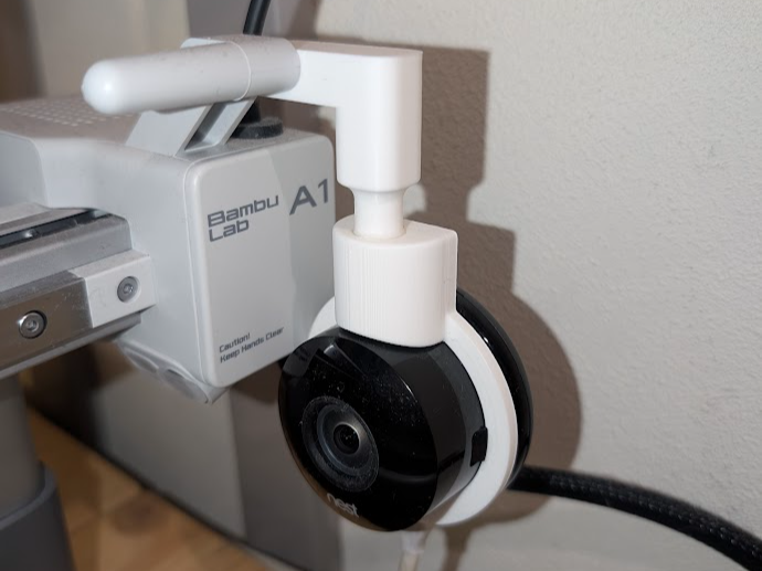 Google Nest (first gen) Camera mount for Bambu A1