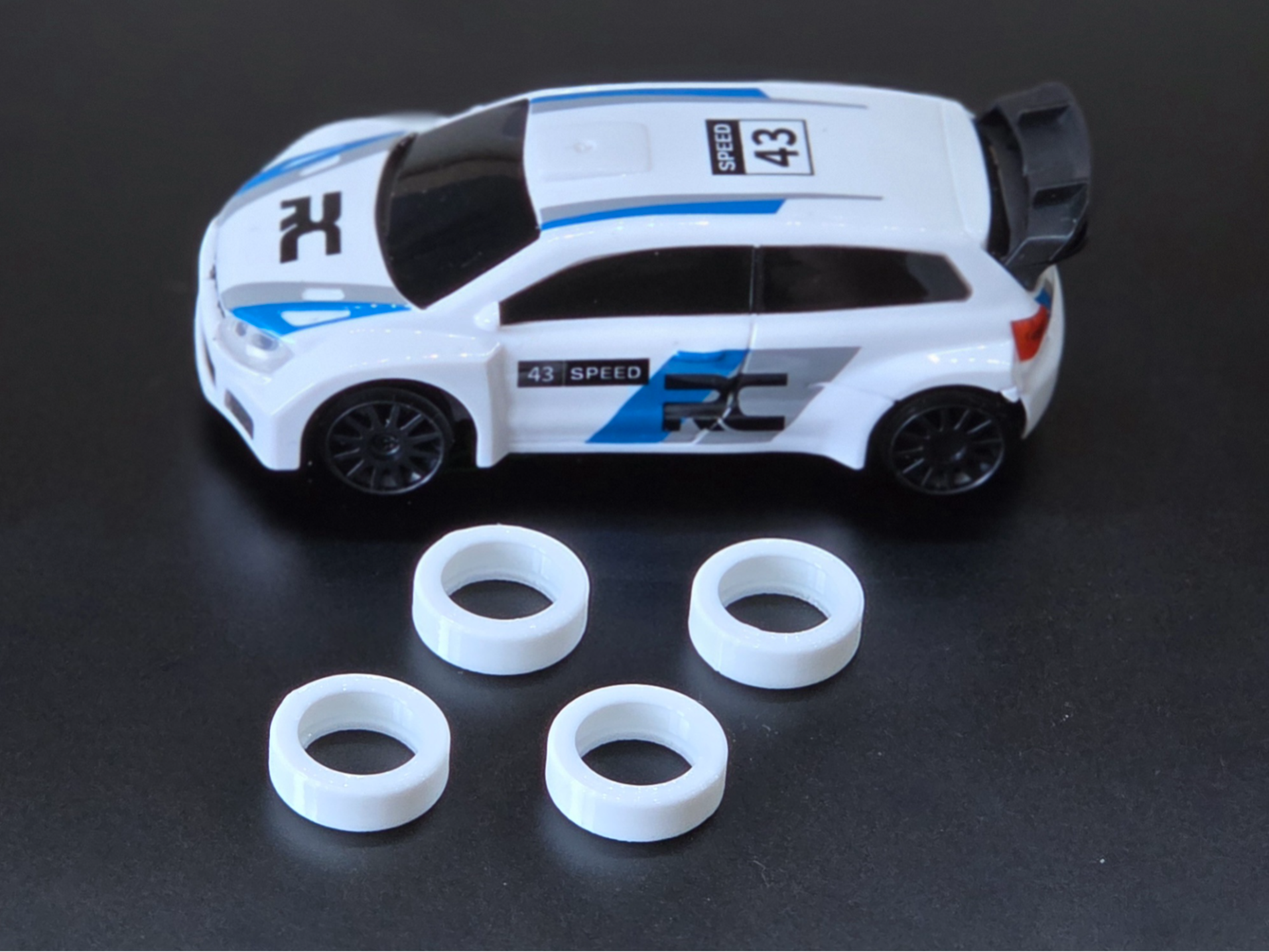 1:43 TPU Drift Tires (Jiabaile)