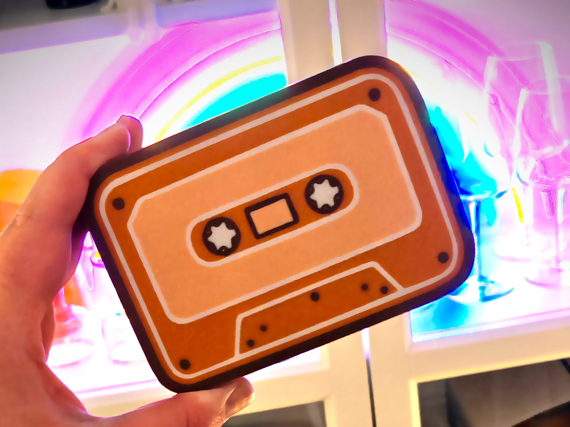 Retro Cassette Tape box