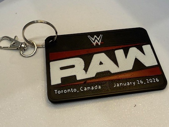 Monday Night RAW Keychain