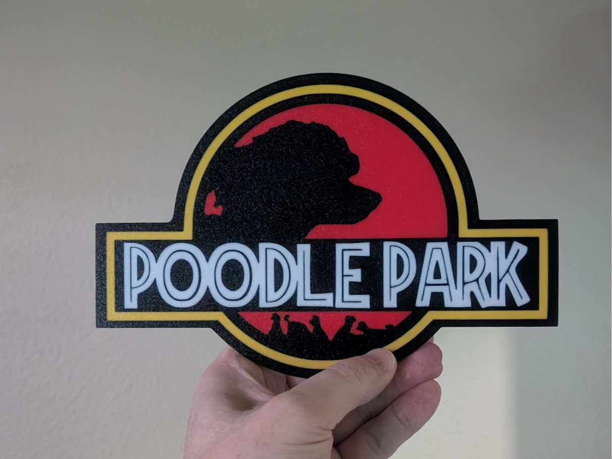 Poodle Park Sign
