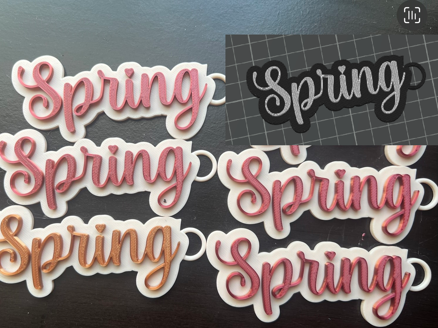 Spring Keychain