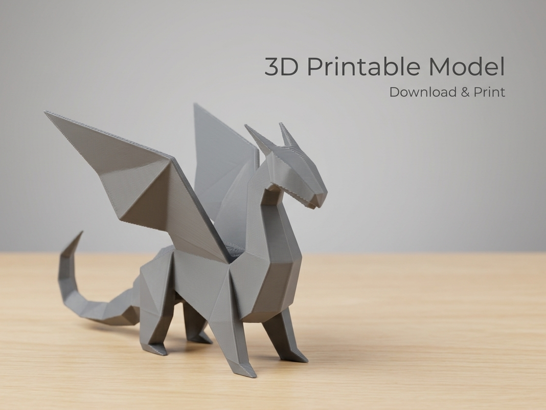 Dragon Origami style