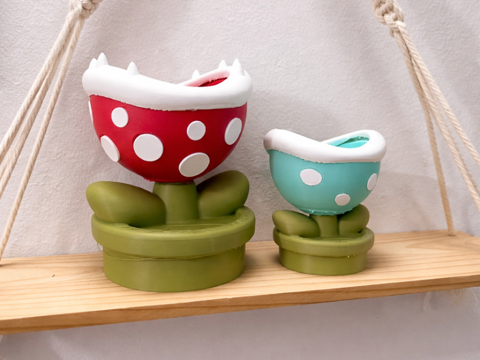 Pianta piranha di Super Mario portaoggetti