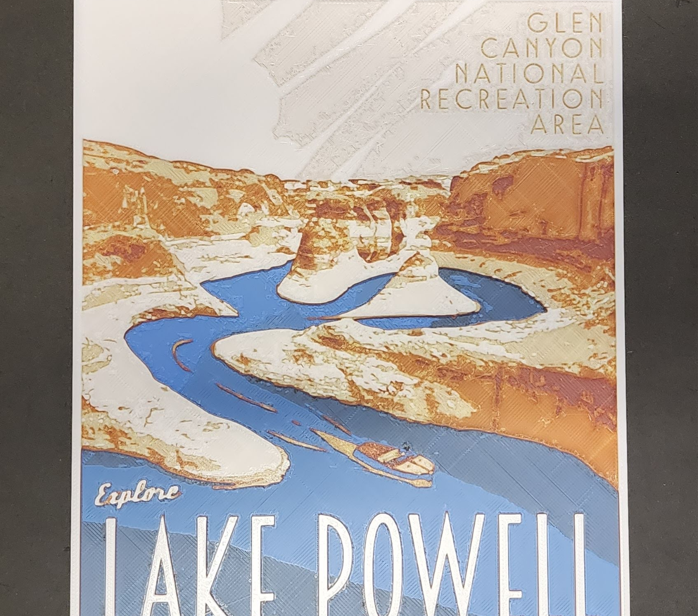 Lake Powell Sign Version 2 (hueforge)