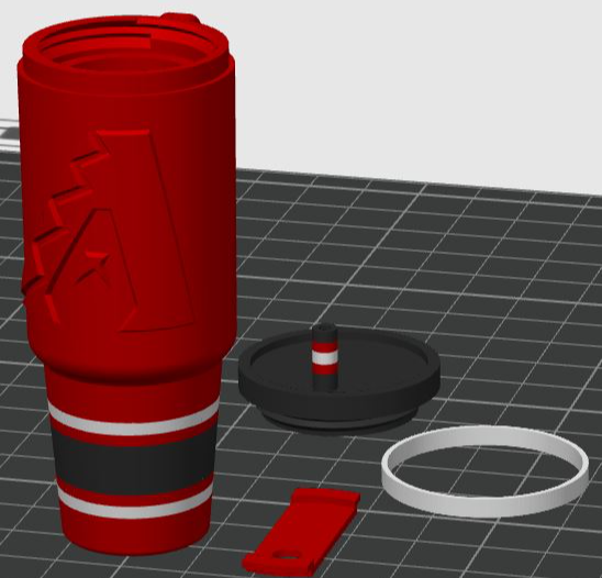 Stanley Chapstick holder - AZ Diamondbacks