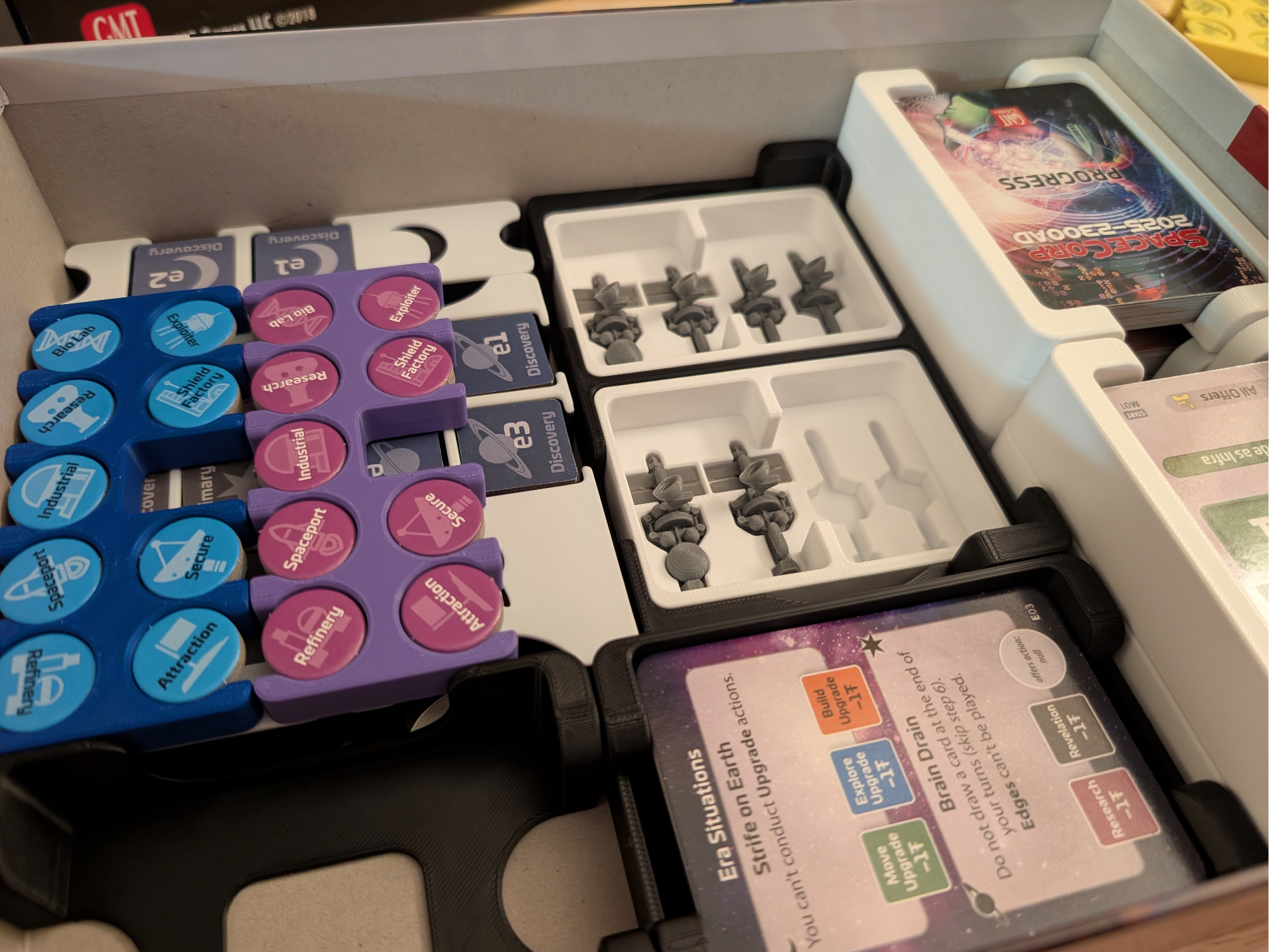Spacecorp 2025-2300AD Insert and Tokens