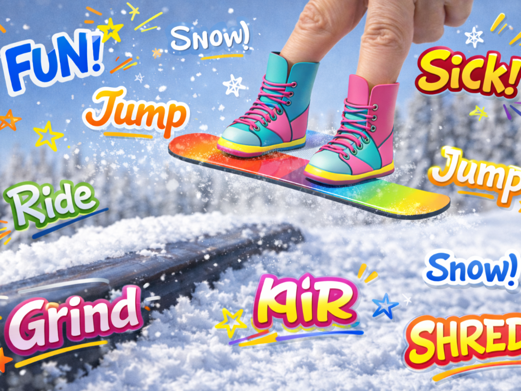 Finger Snowboard – Mini Freestyle Board