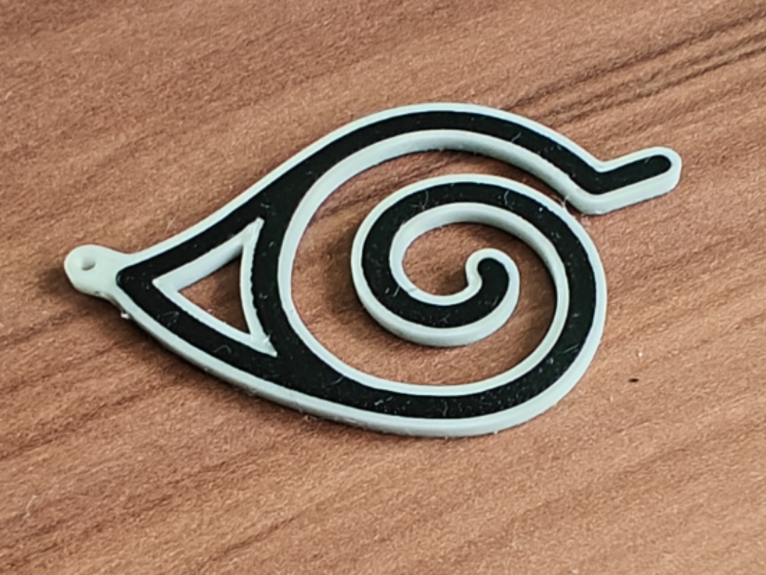 Naruto Konoha keychain