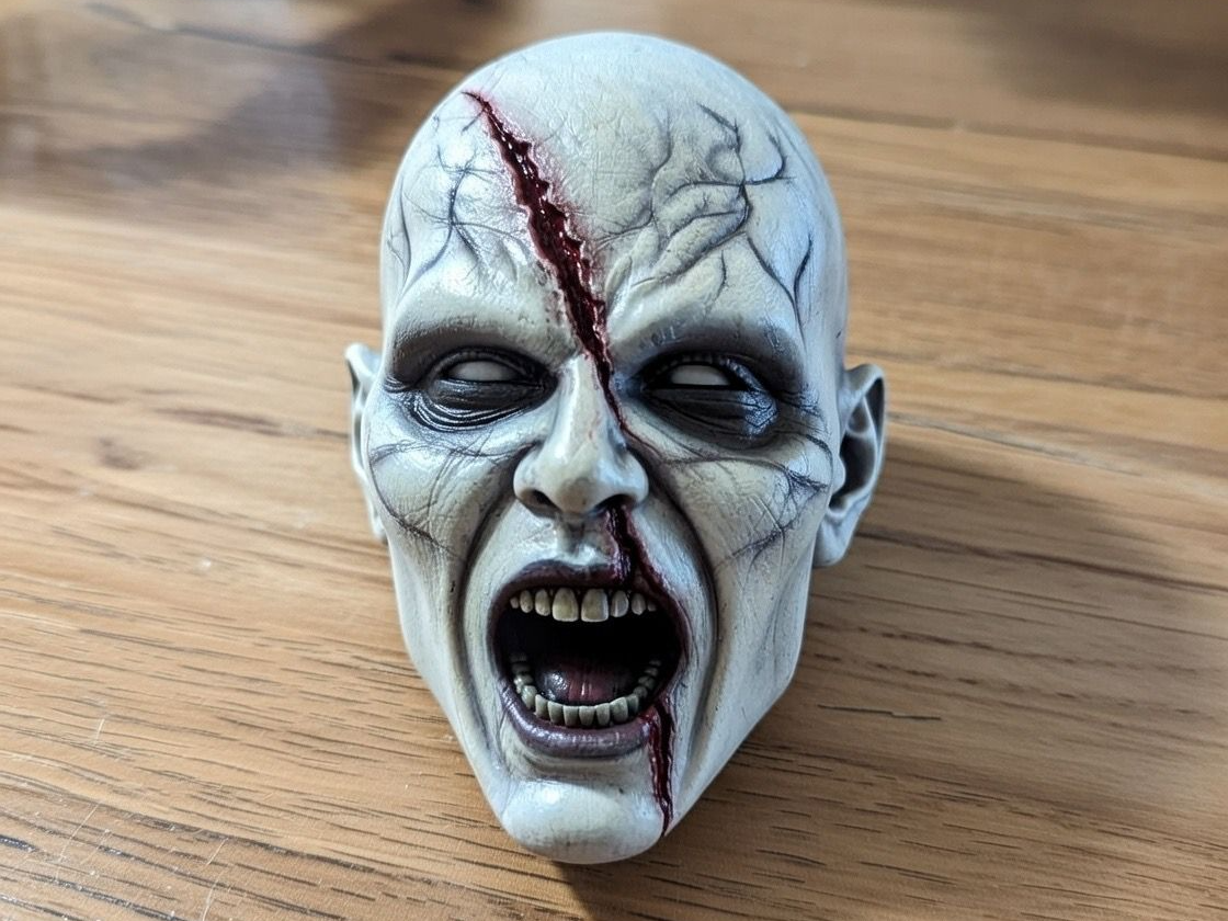 Krampusmaske - Zombiemaske Frau