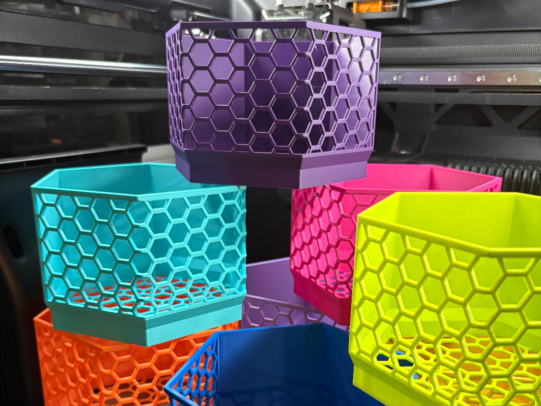 Hexagon containers