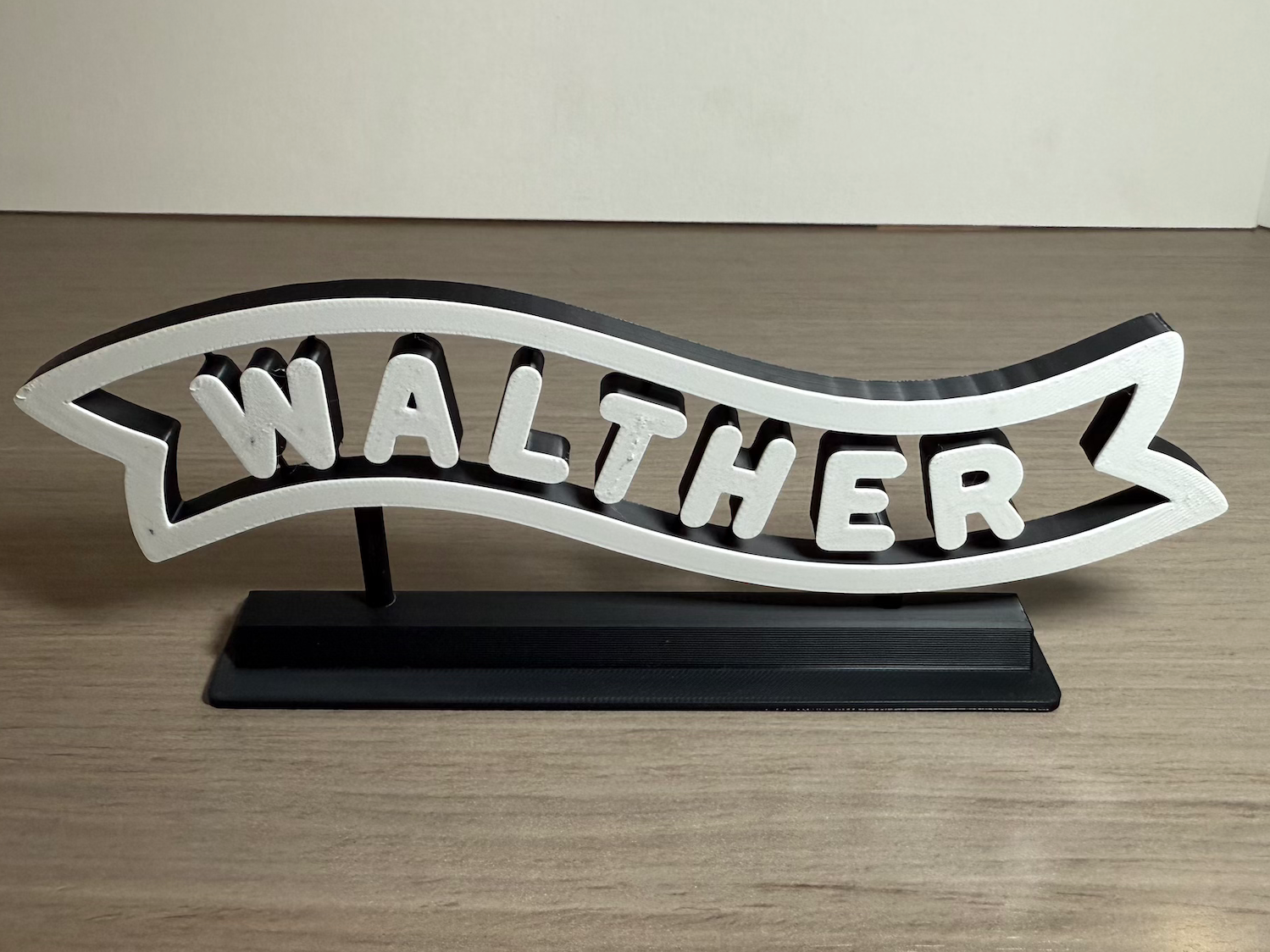 Walther Logo 3D Floating Sign / Display