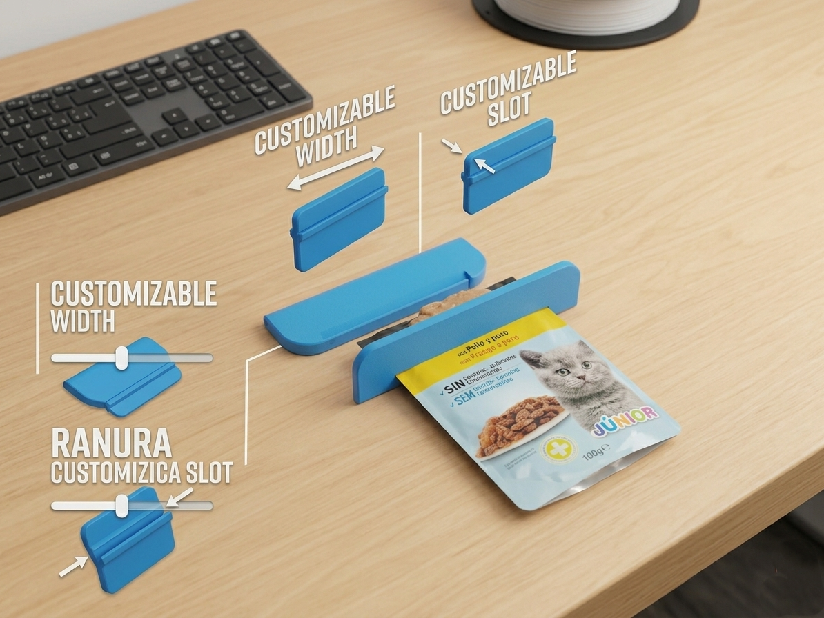 ¡Exprimidor de Sobres Definitivo! - Personalizable