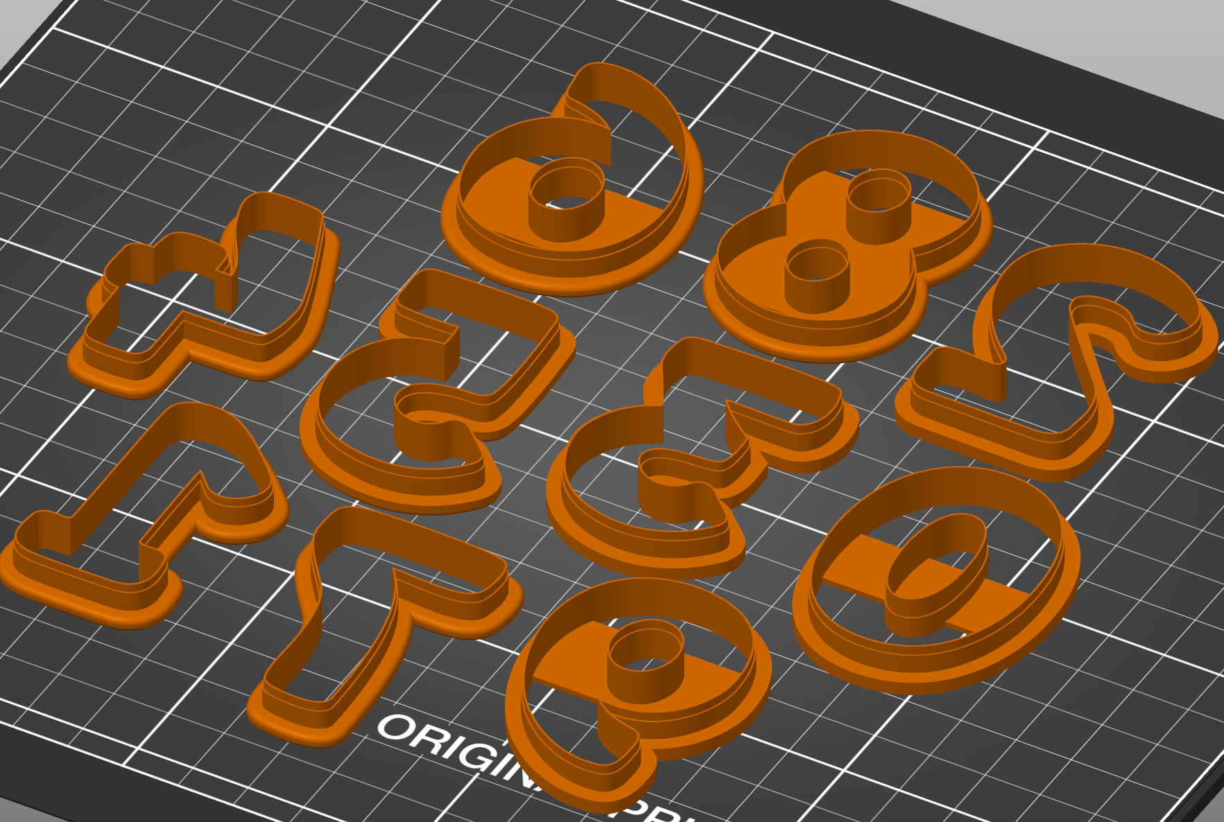 Number Cookie Cutters