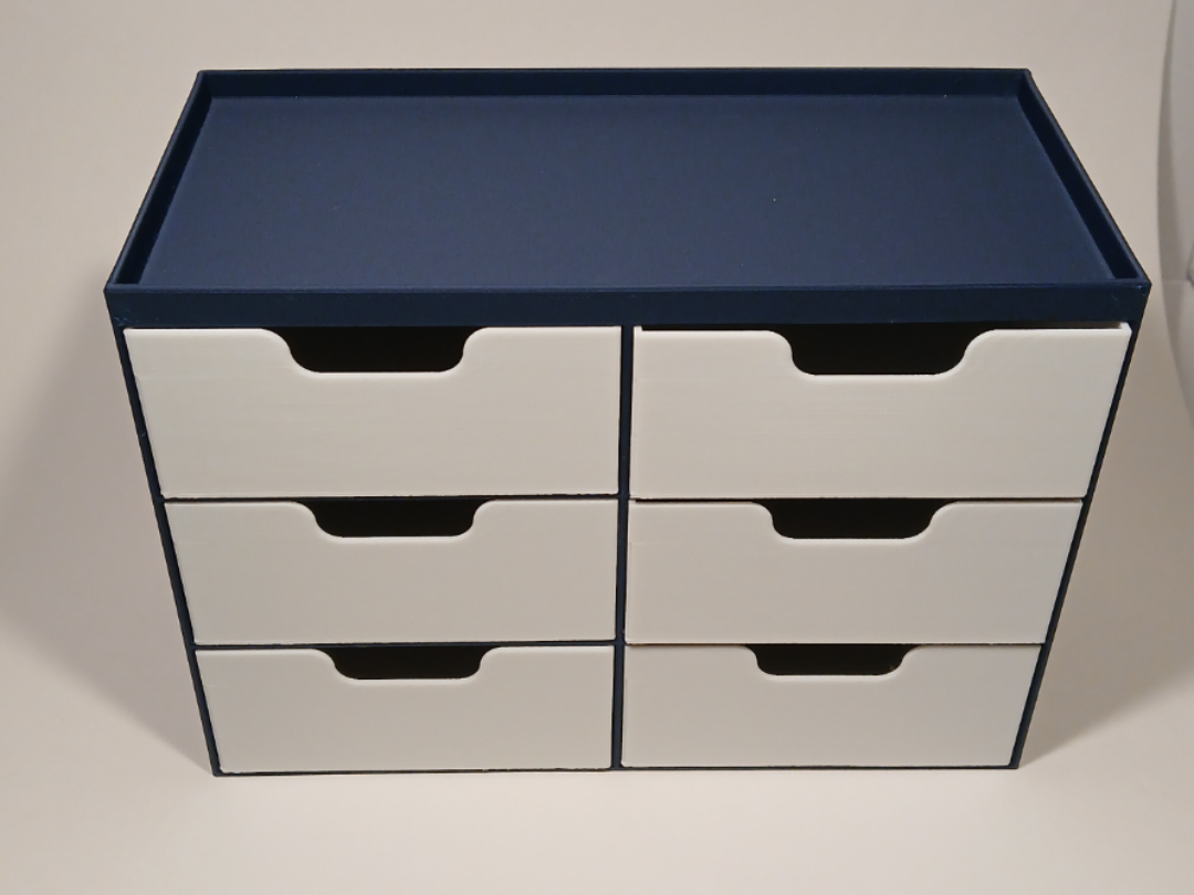 6-Drawer Desk Organizer — Tall Drawer Edition
