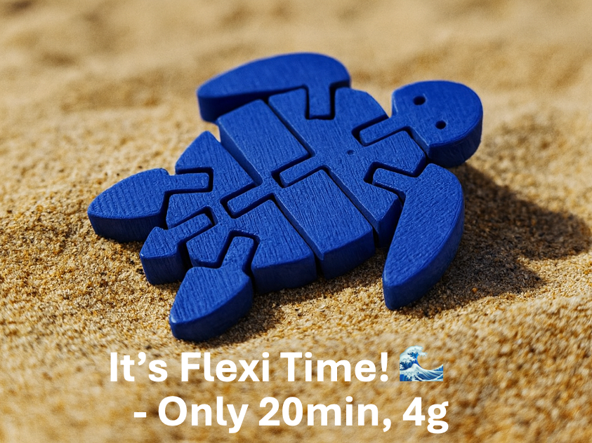 Flexi Sea Turtle - Keychain