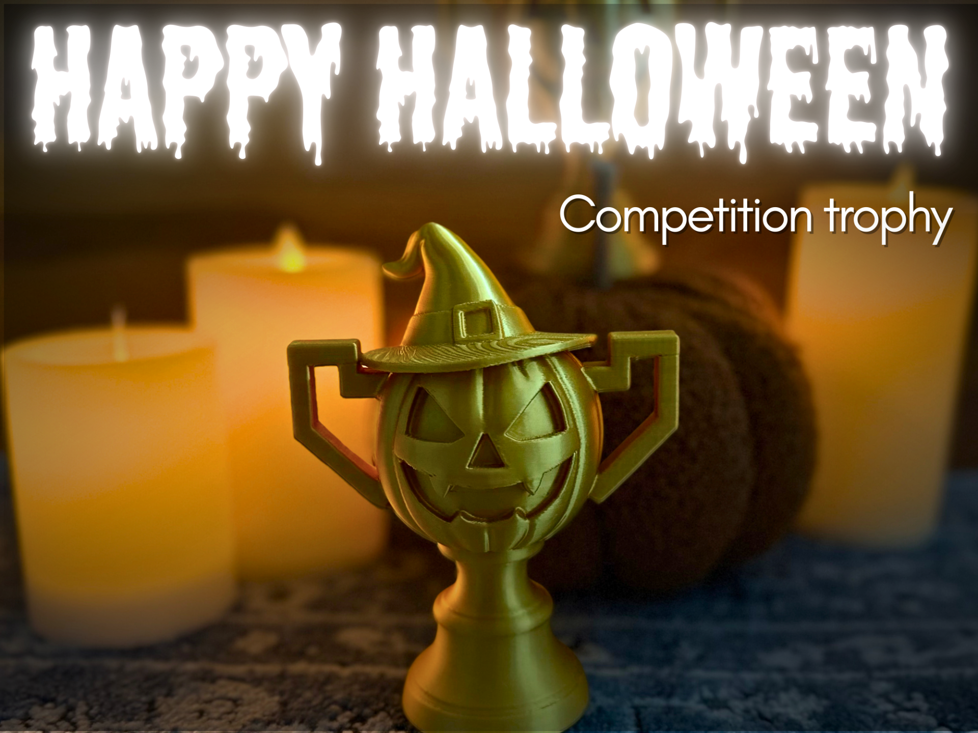 Halloween Pumpkin Trophy Collection