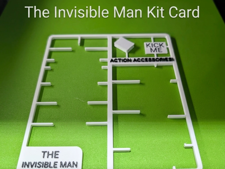 The Invisible Man Kit Card Action Set!