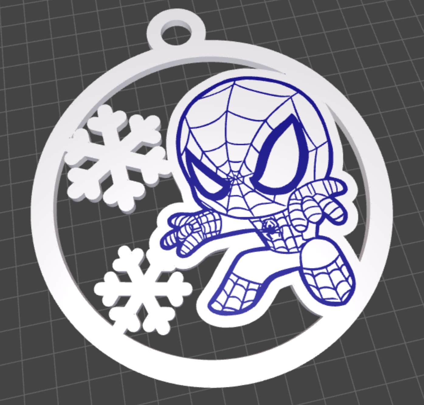 Spiderman Christmas Ornament