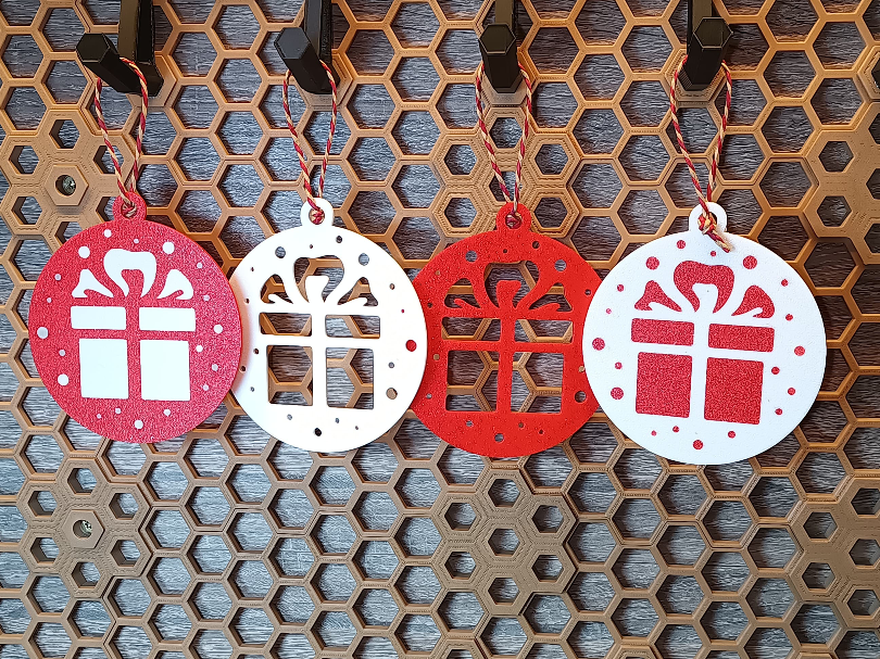 Festive 3D Ornament Design