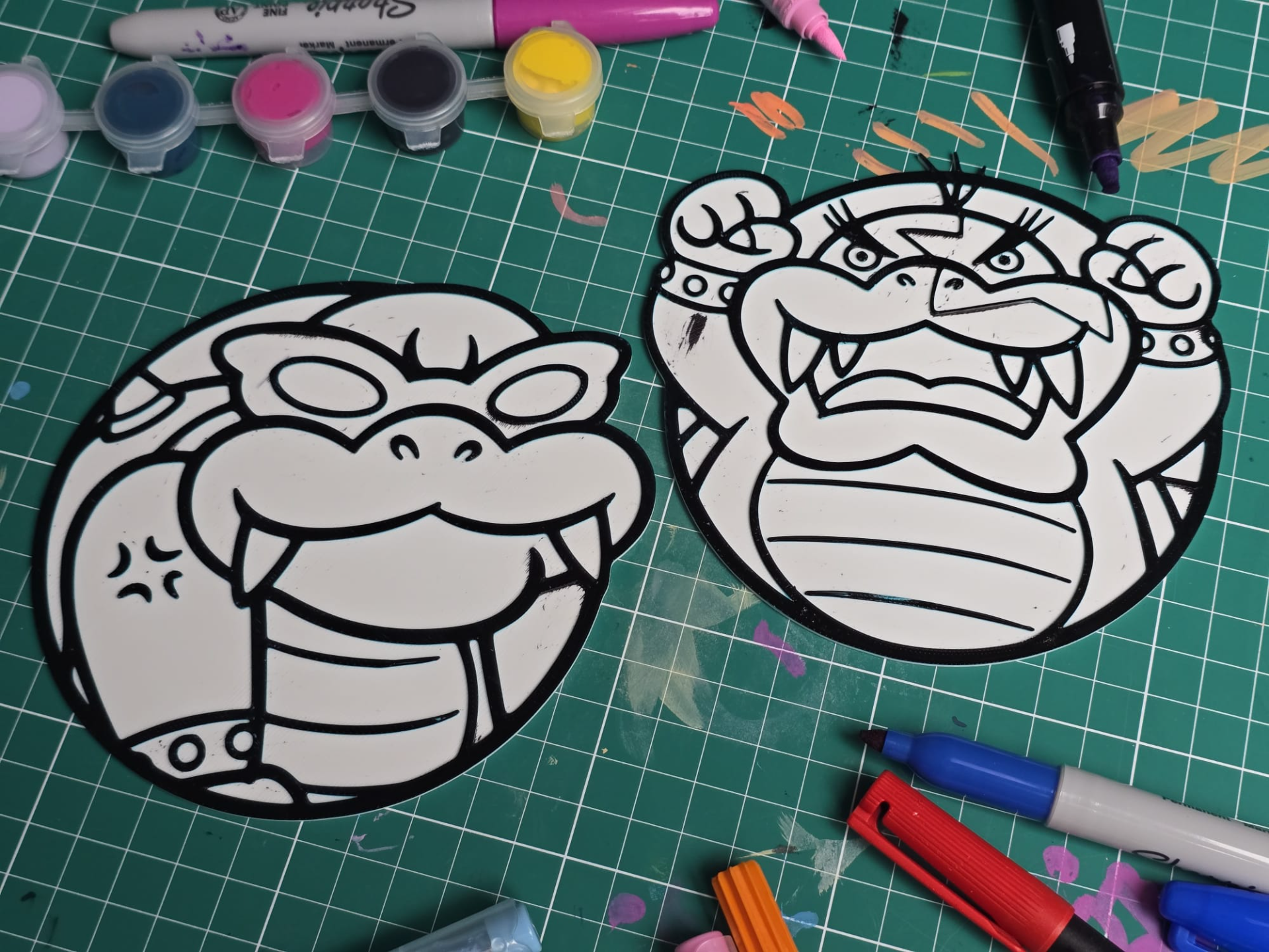Roy Morton Koopaling Coloring Set