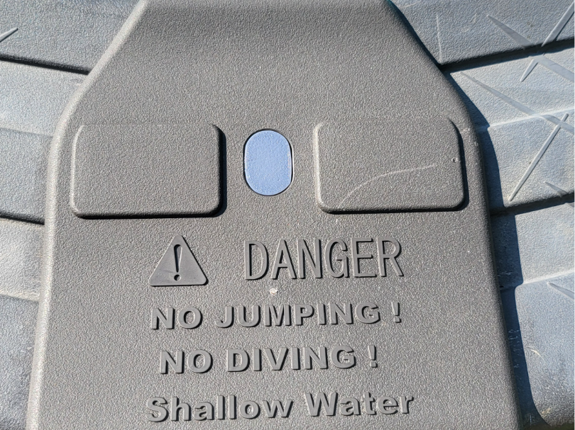 Above Ground Pool Button Cover Insert