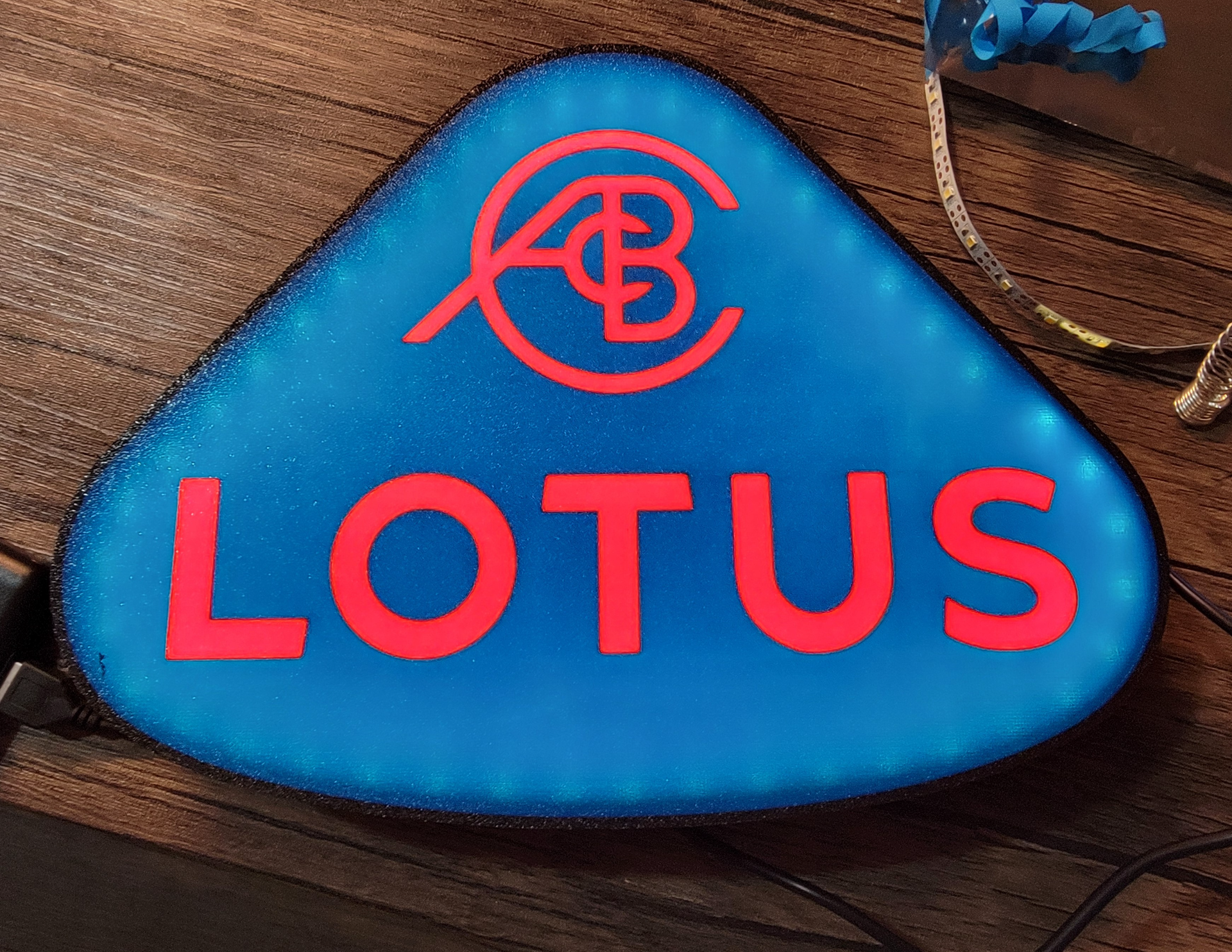 Lotus Cars Emblem LED Lightbox