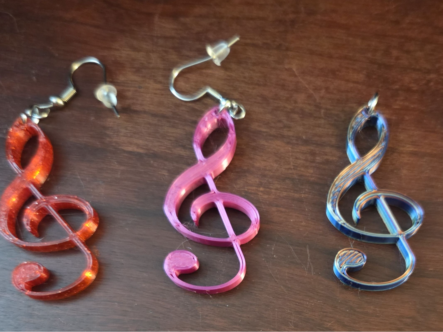 Treble Clef Earrings