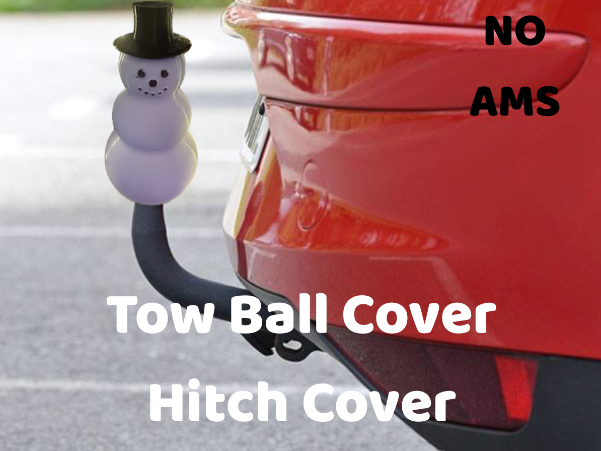 Snowman TowBall Cover