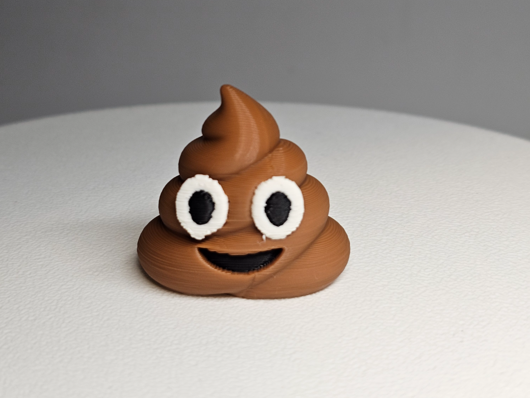 Emoji Caca Feliz – Modelo 3D Listo para Imprimir