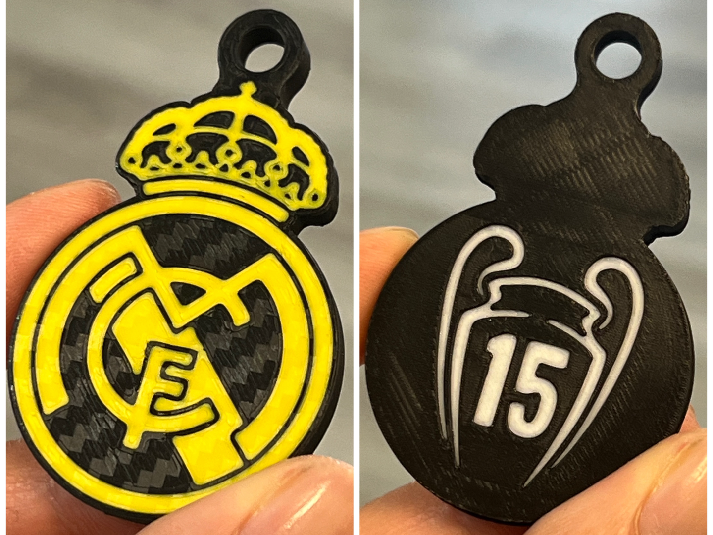 UPDATE!!! Real Madrid keychain WITH 15 CHAMPIONS
