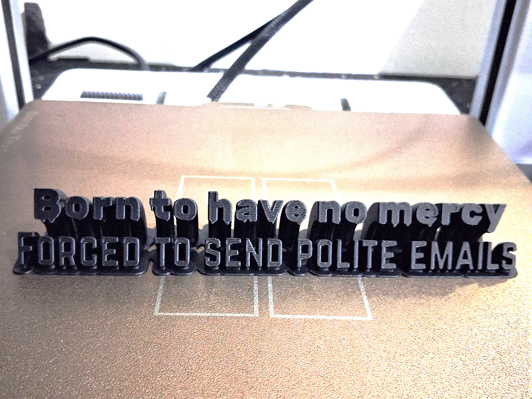 Born to have no mercy forced to send polite emails