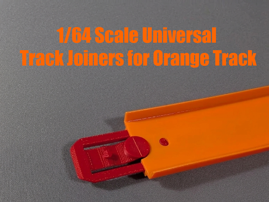 1/64 Scale Universal Track Joiners (Orange Track)