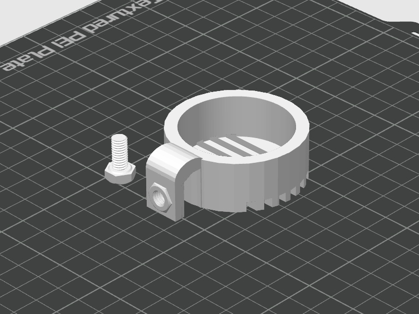 Holder for spool filament hygrometer/thermometer