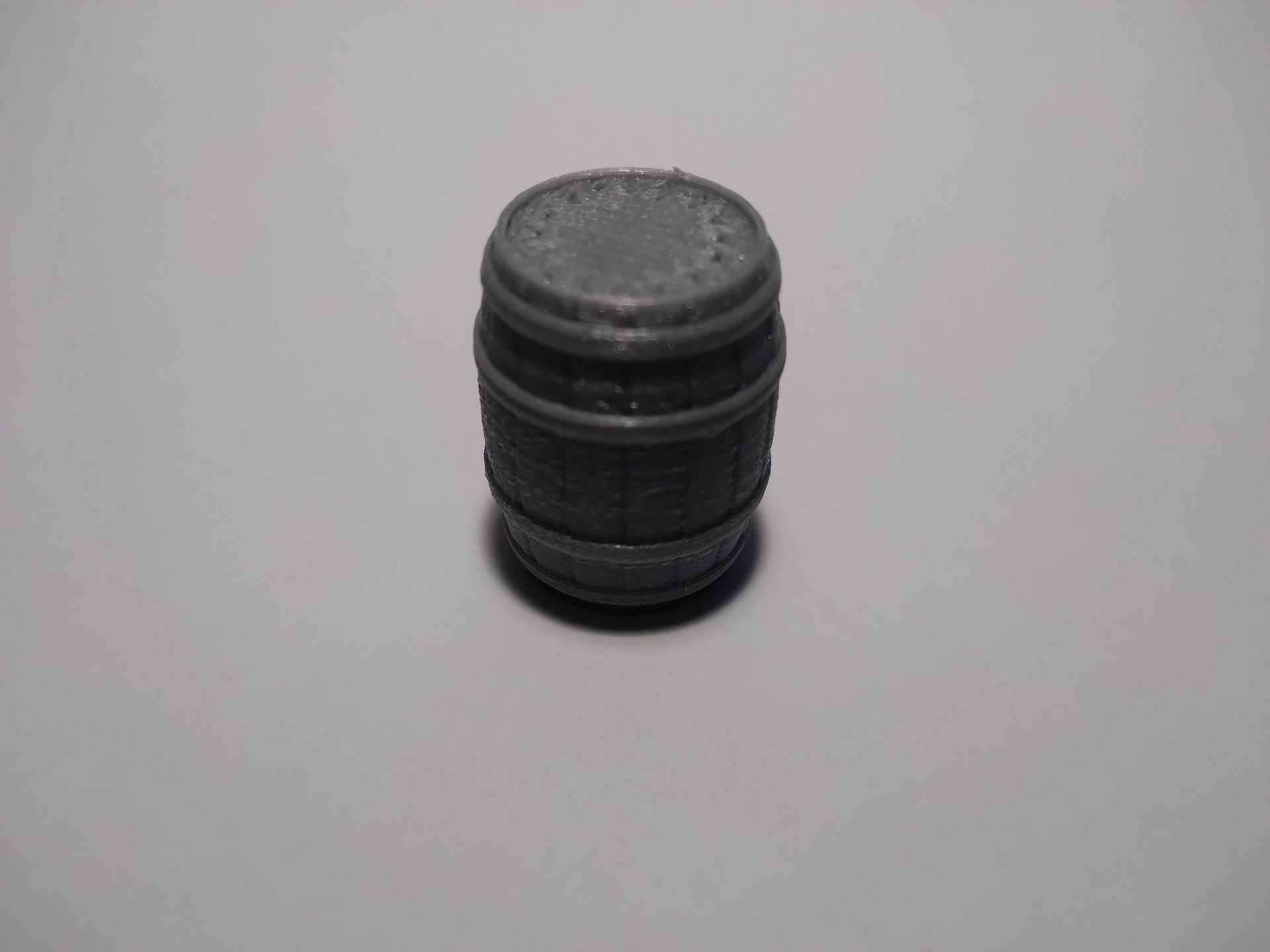 Simple wooden barrel