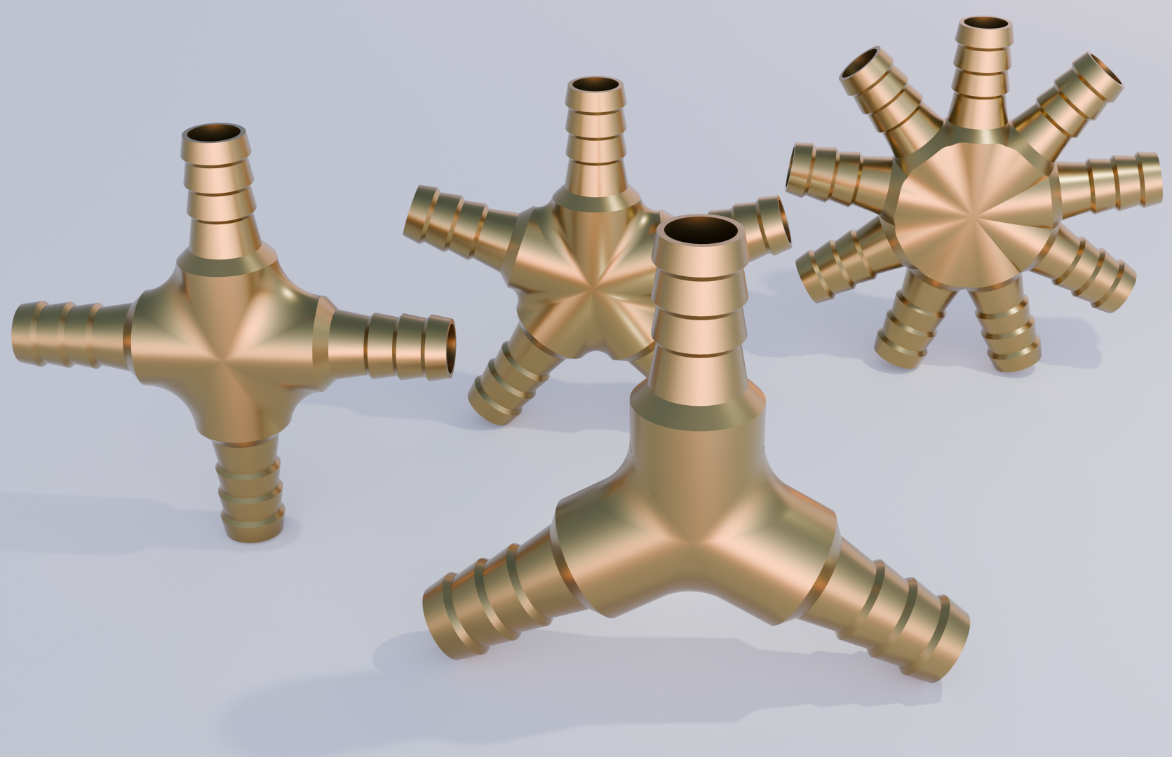 Parametric Hose Splitter (3 to 10 way)
