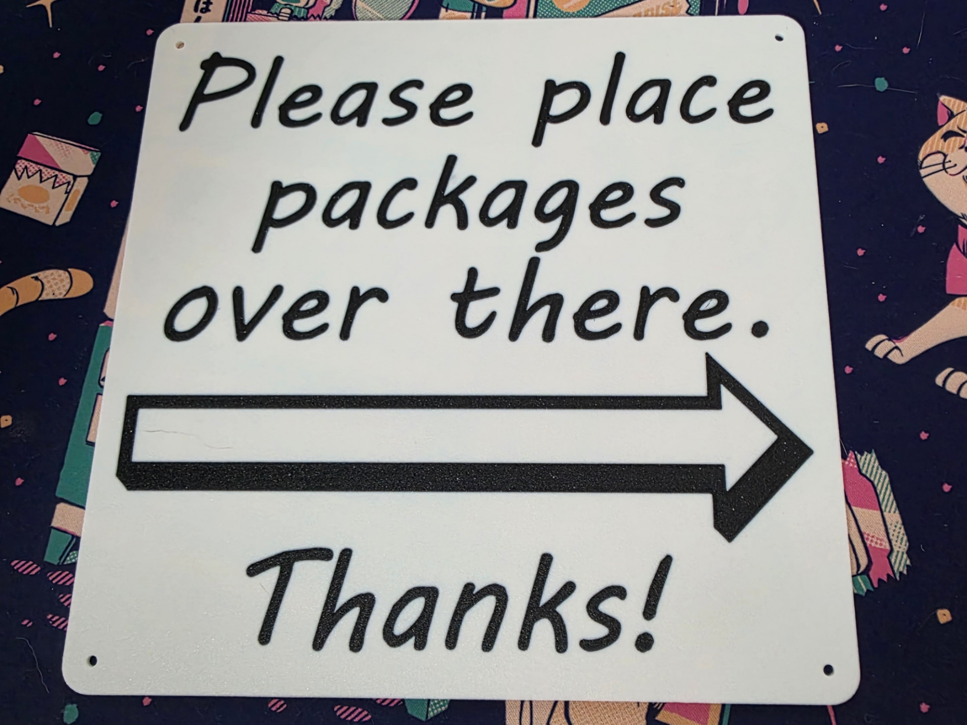 Sign for packages
