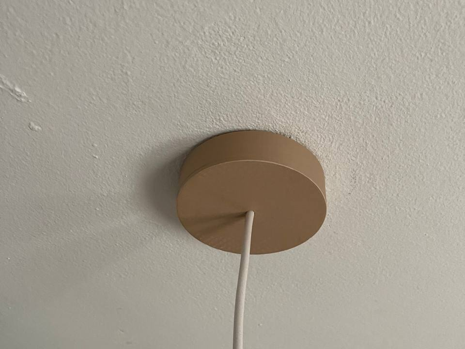 Minimalist Ceiling Canopy for Pendant Lights