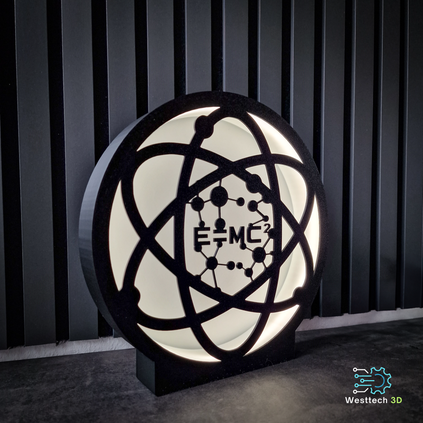 E=MC2 LED Lampe