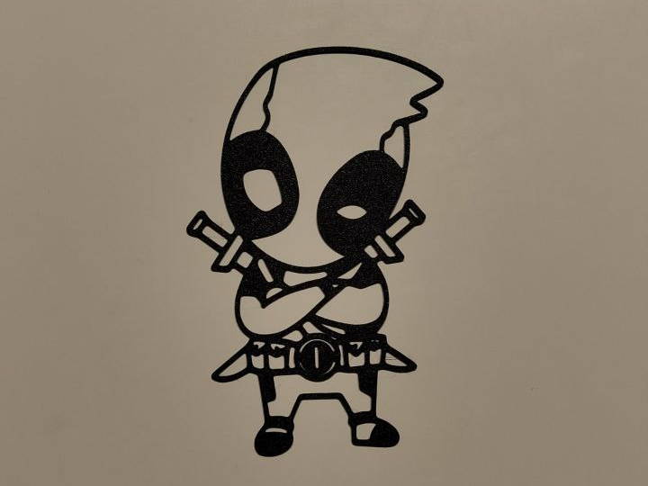 baby deadpool wall art