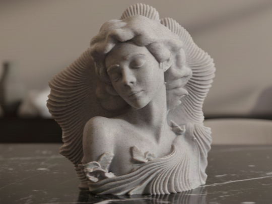 Whisper of Serenity – Modern Romantic Sculpture