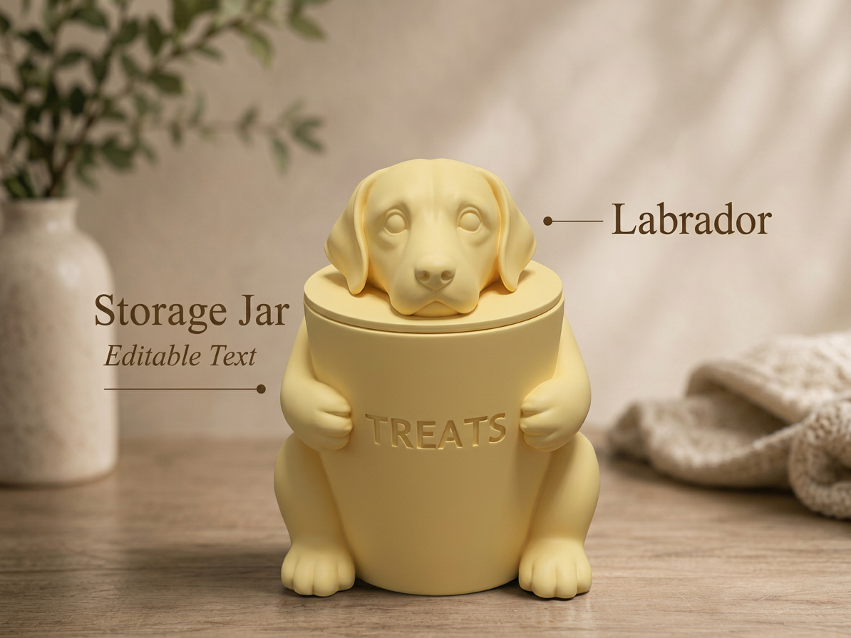 Labrador Storage Jar