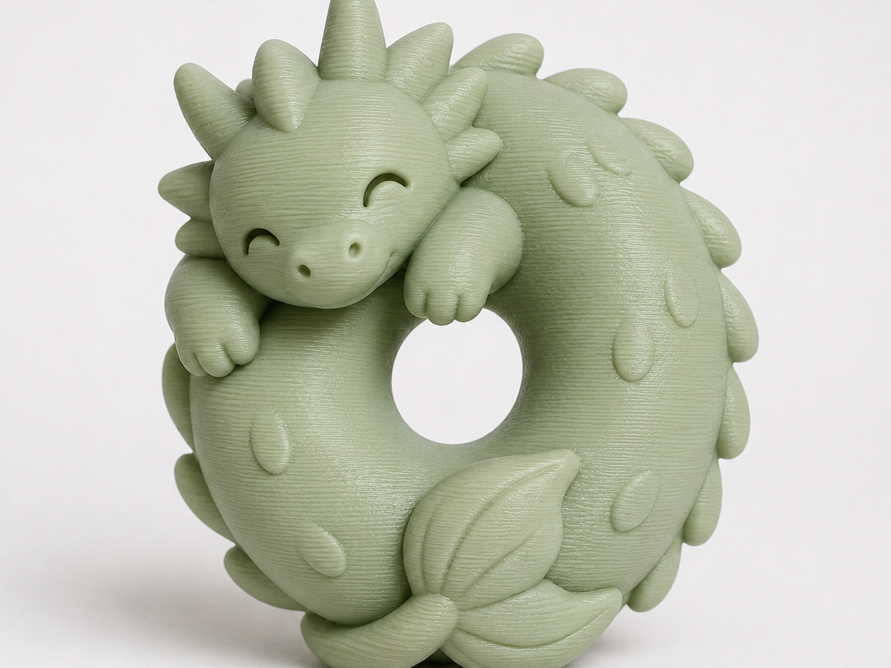 Dragón dormilón en forma de aro