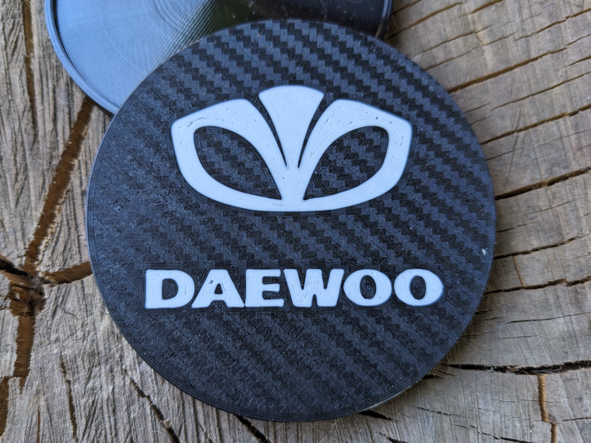 Накладка Daewoo на пластиковий ковпак колеса