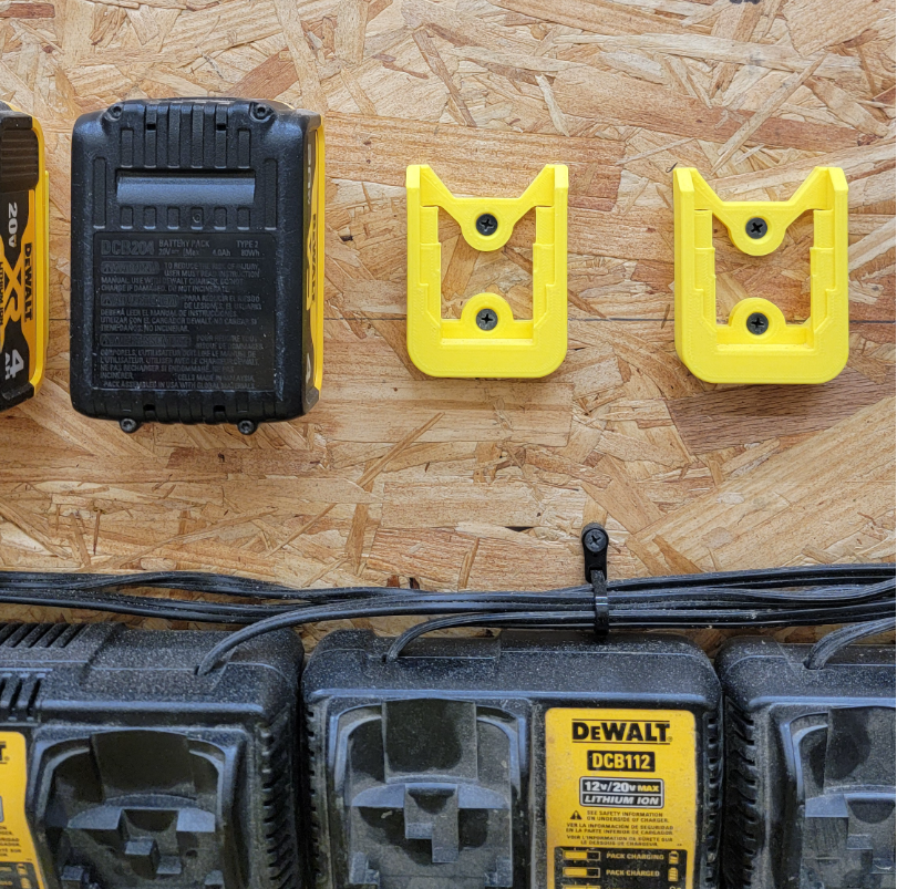 DeWalt 20V/60V Latch-Free Wall Battery Holder