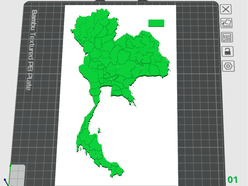 Thailand map (Region jigsaw)