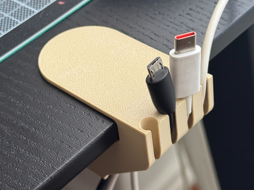Cable Management Clip - IKEA Lisabo Table / Desk