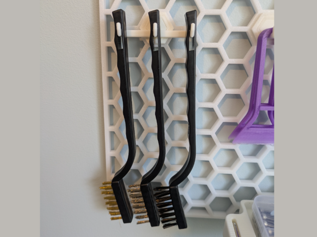 HSW Wire Brush Hooks - Honeycomb Storage Wall