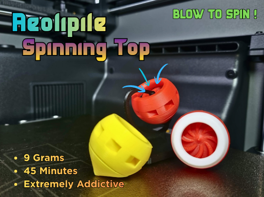 Aeolipile Spinning Top