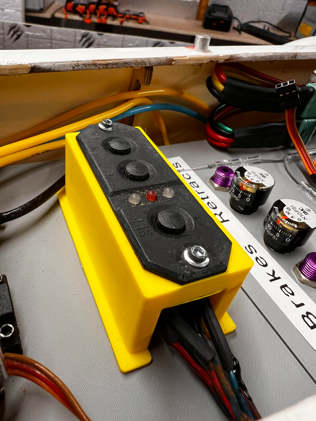 Powerbox sensor switch mounting